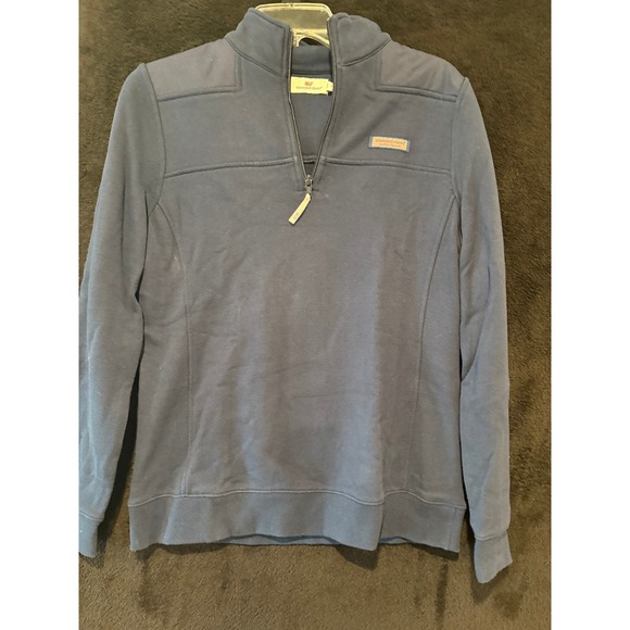 Vineyard Vines Pullover Quarter Zip‎ Preppy Casual Top Small - Picture 1 of 10